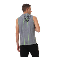 Viga contrast sleeveless hoodie - 5 colors