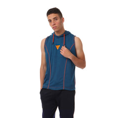 Viga contrast sleeveless hoodie - 5 colors