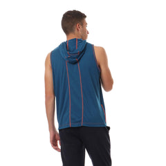 Viga contrast sleeveless hoodie - 5 colors