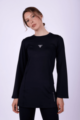 Training bell sleeve top