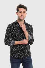 Buttons Down Pineapple Long Sleeves Shirt