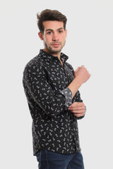 Buttons Down Pineapple Long Sleeves Shirt