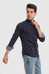 Buttons Down Pineapple Long Sleeves Shirt