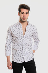 Buttons Down Pineapple Long Sleeves Shirt