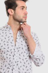 Buttons Down Pineapple Long Sleeves Shirt