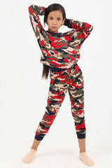 Camouflage Full Sleeves Pajama Set